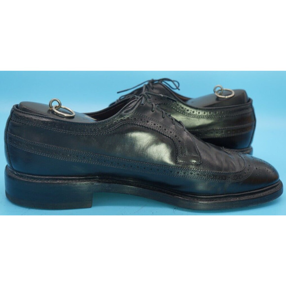 Allen Edmonds MacNeil Calfskin, Black Wingtip Dress Shoes, Size 11.5 D #13336 main image 11